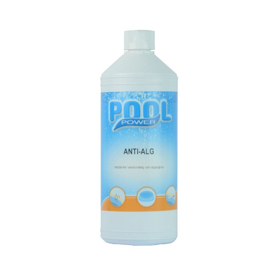 Pool Power - anti alg zwembad reiniging - 1 liter - Hygi?nisch zwembadwater - tegen algen