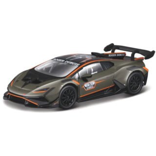 BBURAGO Modelauto - Lamborghini Hurac?n - groen/oranje - 10 x 4,5 cm