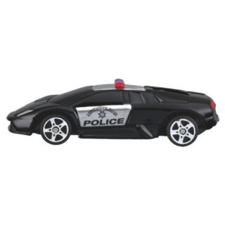 Maisto Modelauto - Lamborghini Murcielago police - zwart - 7,5 x 3 cm - speelgoedauto - politie