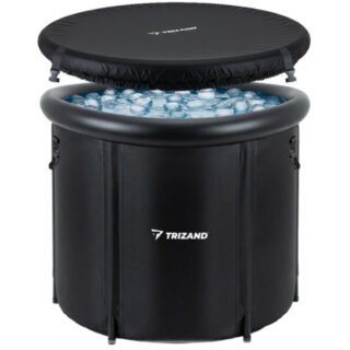 Ijsbad 320L - opvouwbaar ice bath voor thuis - ge?soleerd koudwaterbad - inclusief accessoires
