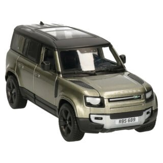 Modelauto/speelgoedauto Land Rover Defender - groen - 21 cm - schaal 1:24