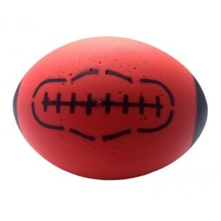 T&F Creations rugby bal - rood - foam - 24 cm - sport ballen - American football - schuimrubber