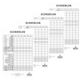 Sigel scoreblok Yahtzee 250 vellen - 4x - Dobbelspellen - Familiespelletjes