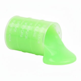 JohnToy Speelslijm - groen - 1x 150 ml - speelgoed slijm - 5,5x8 cm - horror slijm