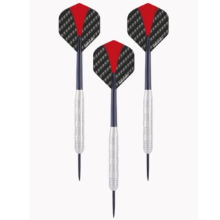 Longfield darts Dartpijlen set - 2x - 3 dartpijltjes - nickel silver - 23 grams - Darten