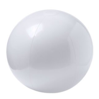 Strandbal - wit - D40 cm - extra groot - opblaasbaar - zwembad speelgoed