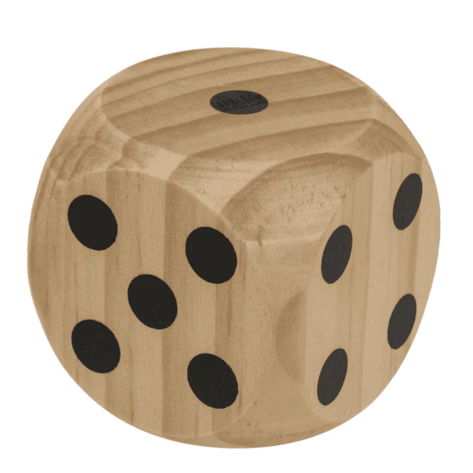 Dobbelsteen - 6 x 6 cm - hout - stenen om te dobbelen - Worpsteen - spelletjes