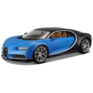 Modelauto - Bugatti Chiron - blauw - metaal - schaal 1:24 - speelgoedauto - schaalmodel