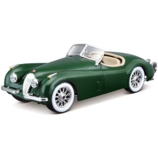 Modelauto/speelgoedauto - Jaguar XK 120 cabrio - groen - schaal 1:24