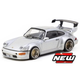 Minichamps Modelauto - Porsche 911 - zilver - 1 x 1 x 1 cm - speelgoedauto