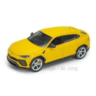 Welly Modelauto - Lamborghini Urus - geel - 1 x 1 x 1 cm - speelgoedauto