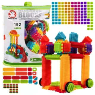 Kruzzel Bouwblokken - 150 stuks - multi color - ABS materiaal - constructies maken