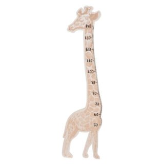 Kindermeetlat Giraffe - groeimeter - van 50 tot 140 cm - hout