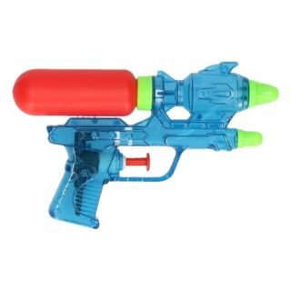 Johntoys Waterpistool - blauw - 18 cm - water speelgoed