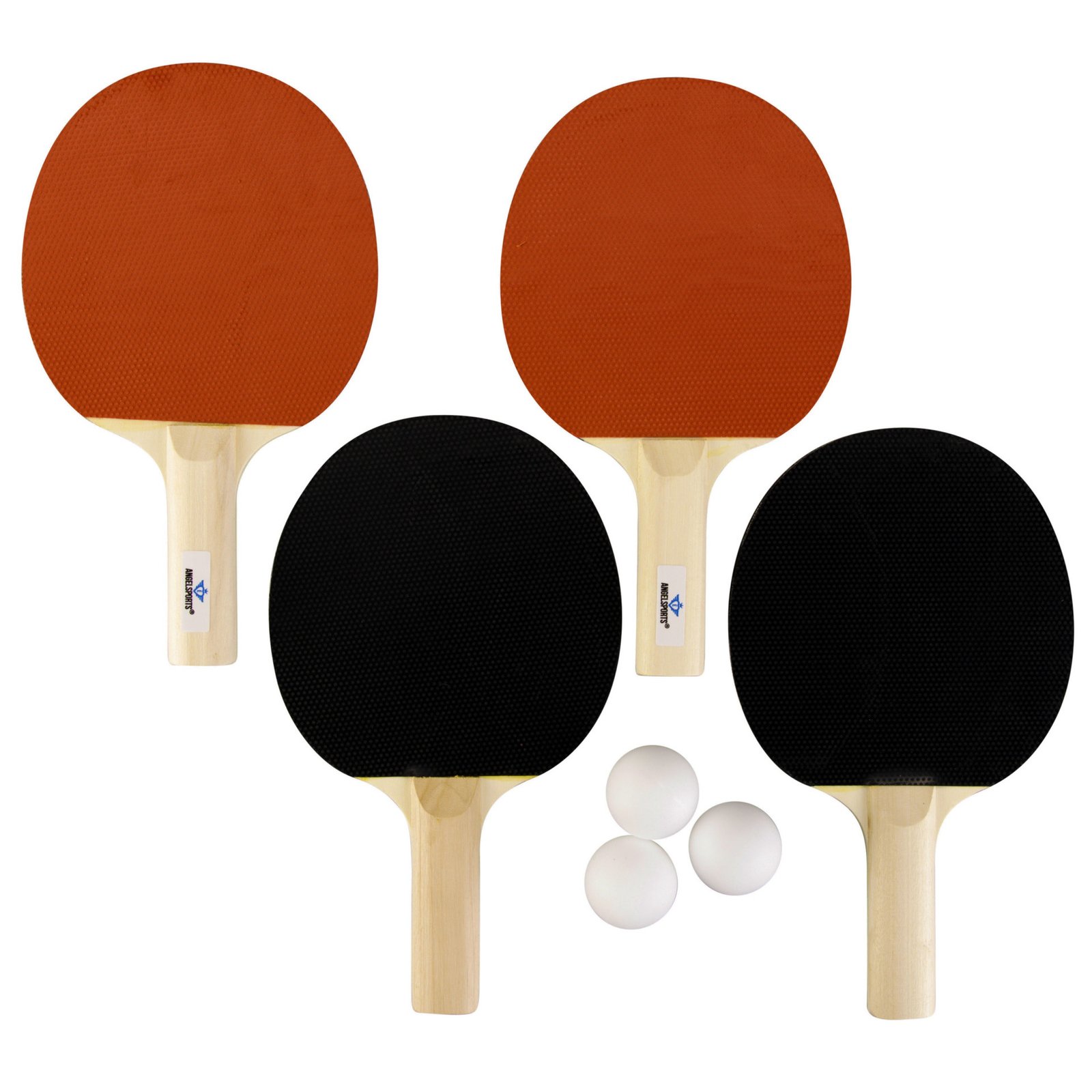 Tafeltennis set - 3 ballen / 4 batjes - pingpong - Voor Binnen en Buiten