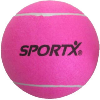 Sportx Jumbo Tennisbal - XXL - roze - 22 cm - buiten spelen - speelgoed