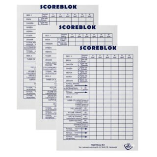 Sigel scoreblok Yahtzee 250 vellen - 3x - Dobbelspellen - Familiespelletjes