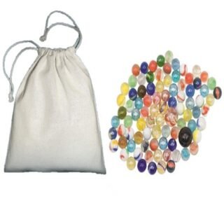 Knikkerzak met 88 knikkers - speelgoed set - Buitenspeelgoed buitenspelen - knikkeren