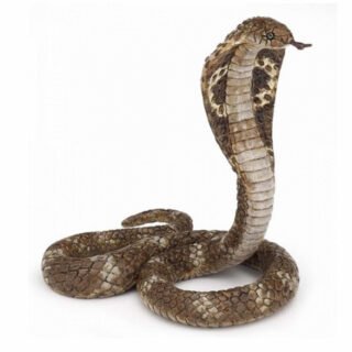 Plastic speelgoed figuur koningscobra slang - dieren - 6 cm - voor kinderen