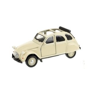 Welly Citro?n 2CV modelauto - cr?me wit - 1:36 - speelgoed auto