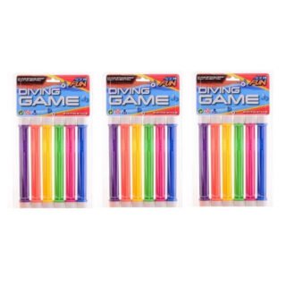 JohnToy duikstaafjes 20 cm - 18x stuks - opduik speelgoed - duikspeeltjes