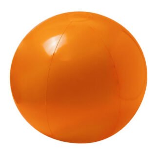Strandbal - oranje - D40 cm - extra groot - opblaasbaar - zwembad speelgoed