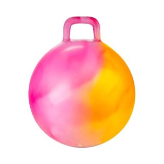 Skippybal marble - oranje/roze - D45 cm - buitenspeelgoed voor kinderen