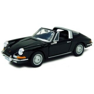 Modelauto Porsche 911 - B Targa - Cabriolet - 1967 - zwart - schaal 1:32 - modelauto speelgoed