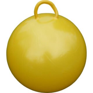 Skippybal voor kinderen - geel - Dia 60 cm - Skippyballen - buitenspeelgoed - jongens/meisjes