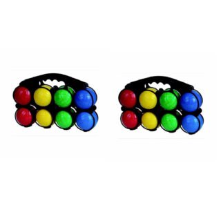 Kunststof ballen jeu de boules set