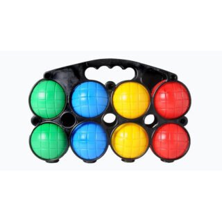 Jeu de boules set - gekleurd - voor kinderen - 8 ballen