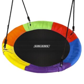 Kruzzel Ooievaarsnest schommel - 100 cm - multicolor - max 150 kilo - kinderschommels
