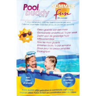 Summer fun Pool buddy onderhoudszakjes - 4x - onderhoud zwembad - anti alg