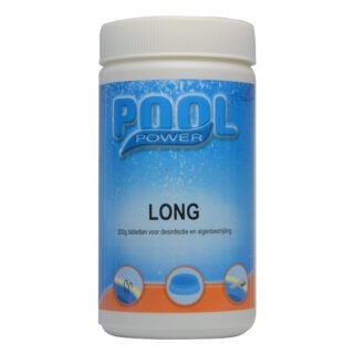 Pool power chloortabletten zwembad - 200 g per stuk - voor grote baden