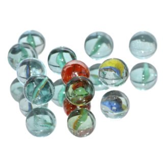 Don Juan Knikkers - 95x stuks - glas - 16 mm