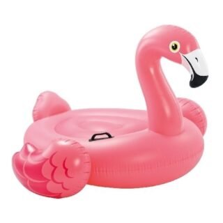 Intex opblaasbare flamingo - 142 cm - roze- ride on flamingo - zwembad