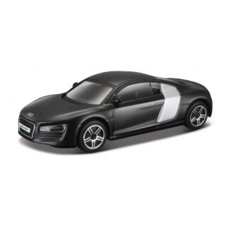 Modelauto - Audi R8 2009 - zwart - 10 cm - schaal 1:43