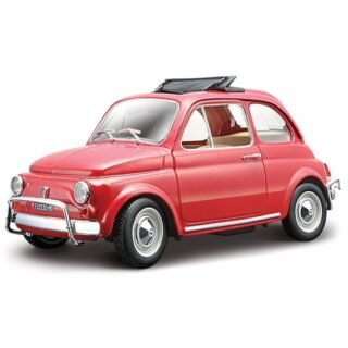 Speelgoed auto Fiat 500 1968 rood 1:24