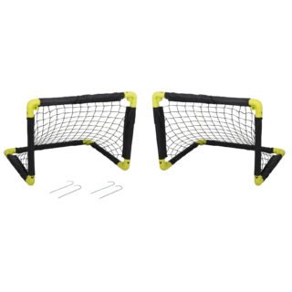 2x Stuks opvouwbaar voetbaldoel 50 cm