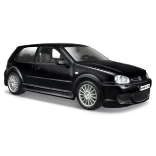 Maisto Modelauto - Volkswagen Golf 4 - zwart - 17 x 9 cm - speelgoedauto