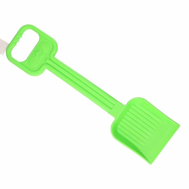 Zand speelgoed schep - groen - 54 cm - kunststof - strandschep