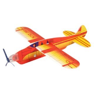 Speelgoed luchtmacht vliegtuigen Airgliders - Piper Tri-pacer - echt vliegend - uit Amerika