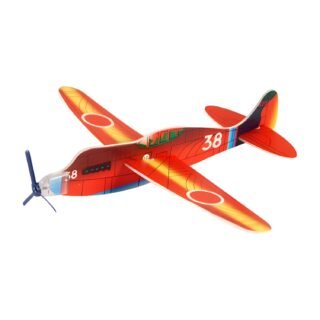 Speelgoed luchtmacht vliegtuigen Airgliders - Curtiss Tomahawk - echt vliegend - Amerika - 19cm