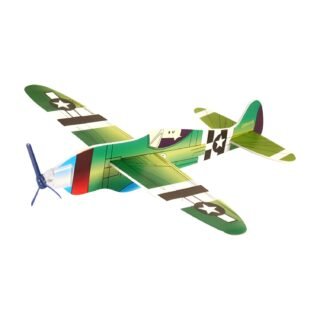 Speelgoed luchtmacht vliegtuigen Airgliders - Thunderbolt - echt vliegend - uit Amerika - 19cm