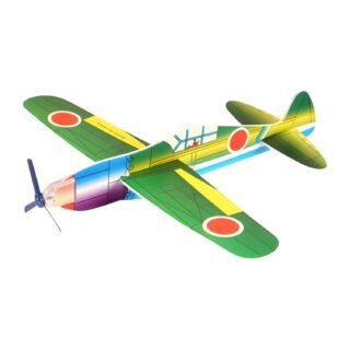 Speelgoed luchtmacht vliegtuigen Airgliders - Mitsubishi Zero - echt vliegend - uit Japan