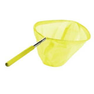 Vlindernet/insectennet - neon geel - metaal - 86 cm