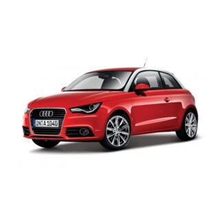 Modelauto - Audi A1 - rood - 16 cm - schaal 1:24 - speelgoedauto