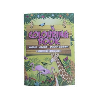 Safari Wildlife Kleurboek - A4 - 24 pagina's - jungle dieren tekenplaten