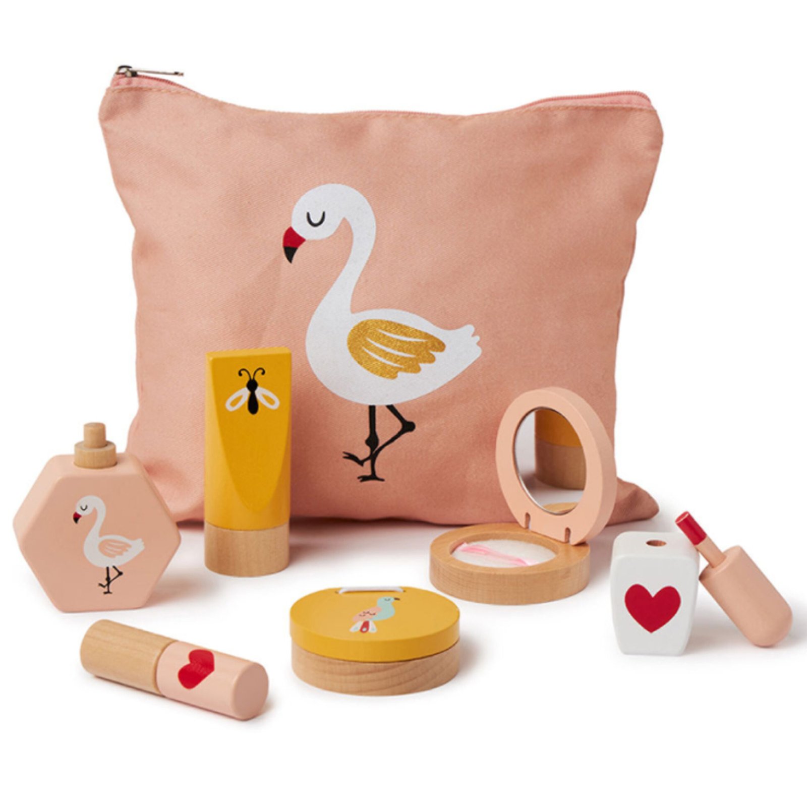 Ostaria Speelgoed make-up setje - voor kinderen - hout - make-up speelgoed - FSC-gecertificeerd