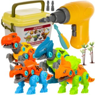 Dinosaurussen Bouwset - 4 in 1 - dinosaurus speelgoed - dino - voor kinderen - bouwblokken?